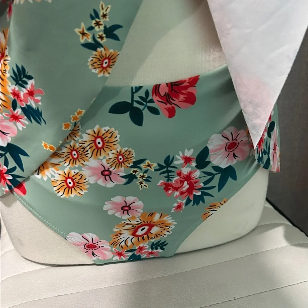 Floral Ruffle Swimsuit - Picture 7 of 8